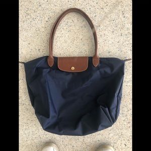 Navy longchamp le pillage tote